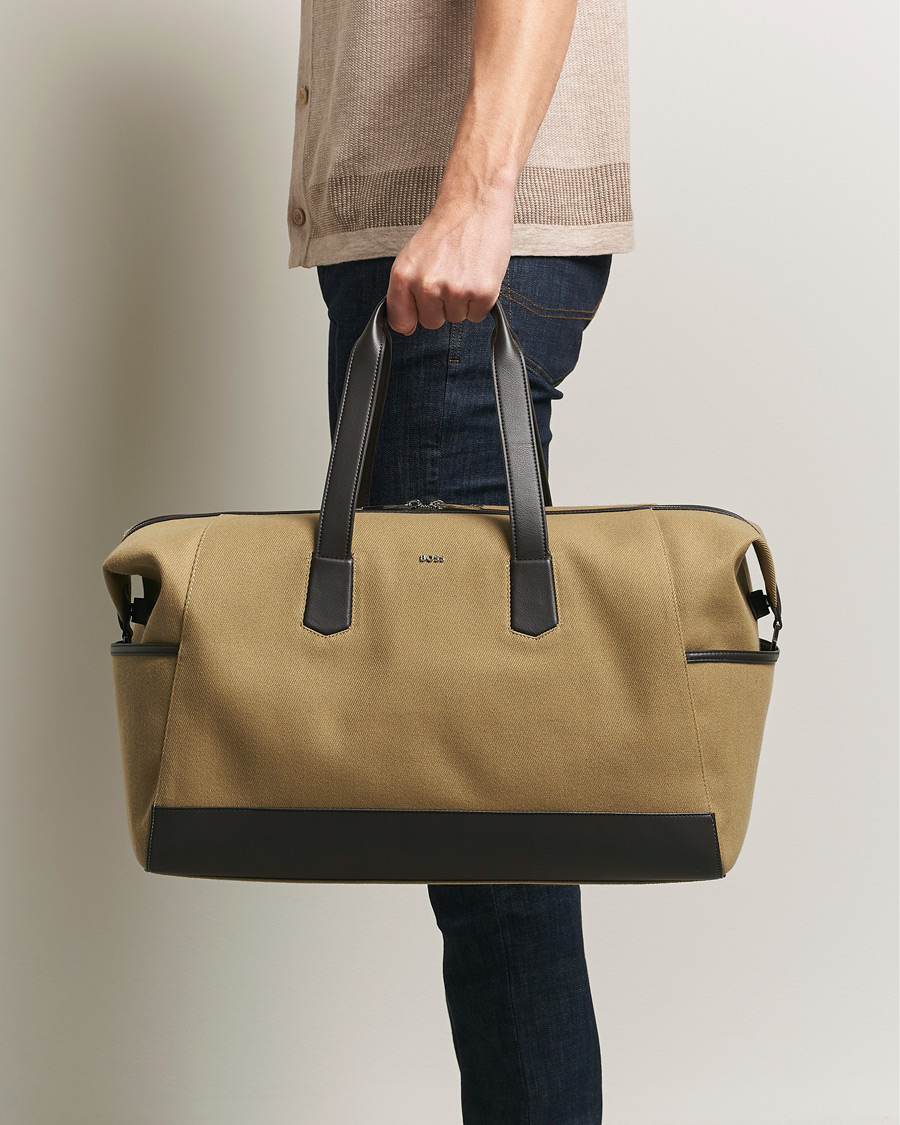 Herr | Väskor | BOSS BLACK | Dakkar Holdall Dark Beige