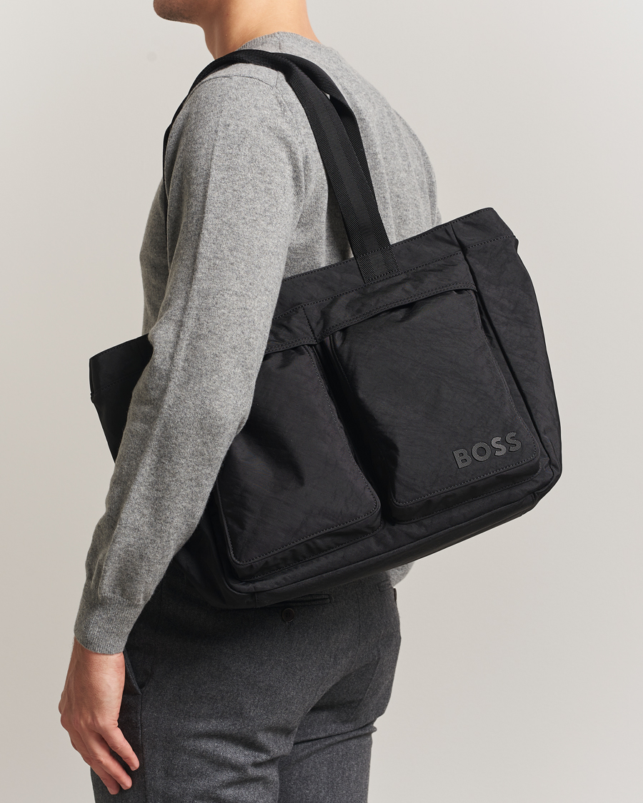 Herr | Väskor | BOSS BLACK | Catch Nylon Tote Bag Black