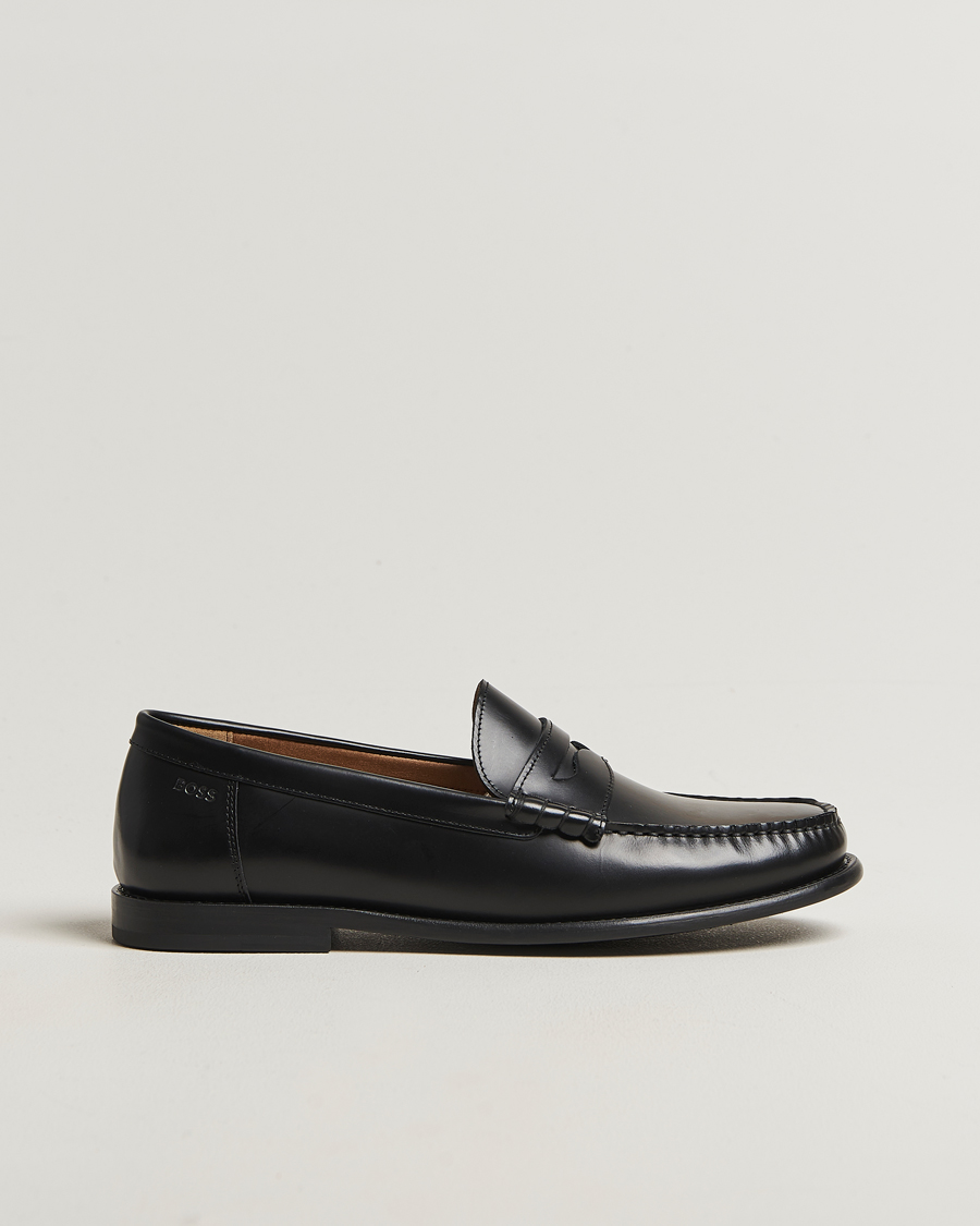 Herr | Loafers | BOSS BLACK | Tevan Leather Moccasin Black