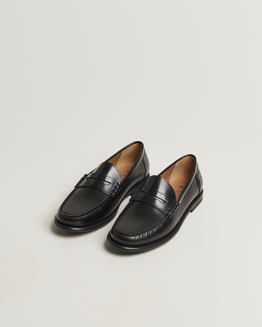 Herr | Loafers | BOSS BLACK | Tevan Leather Moccasin Black