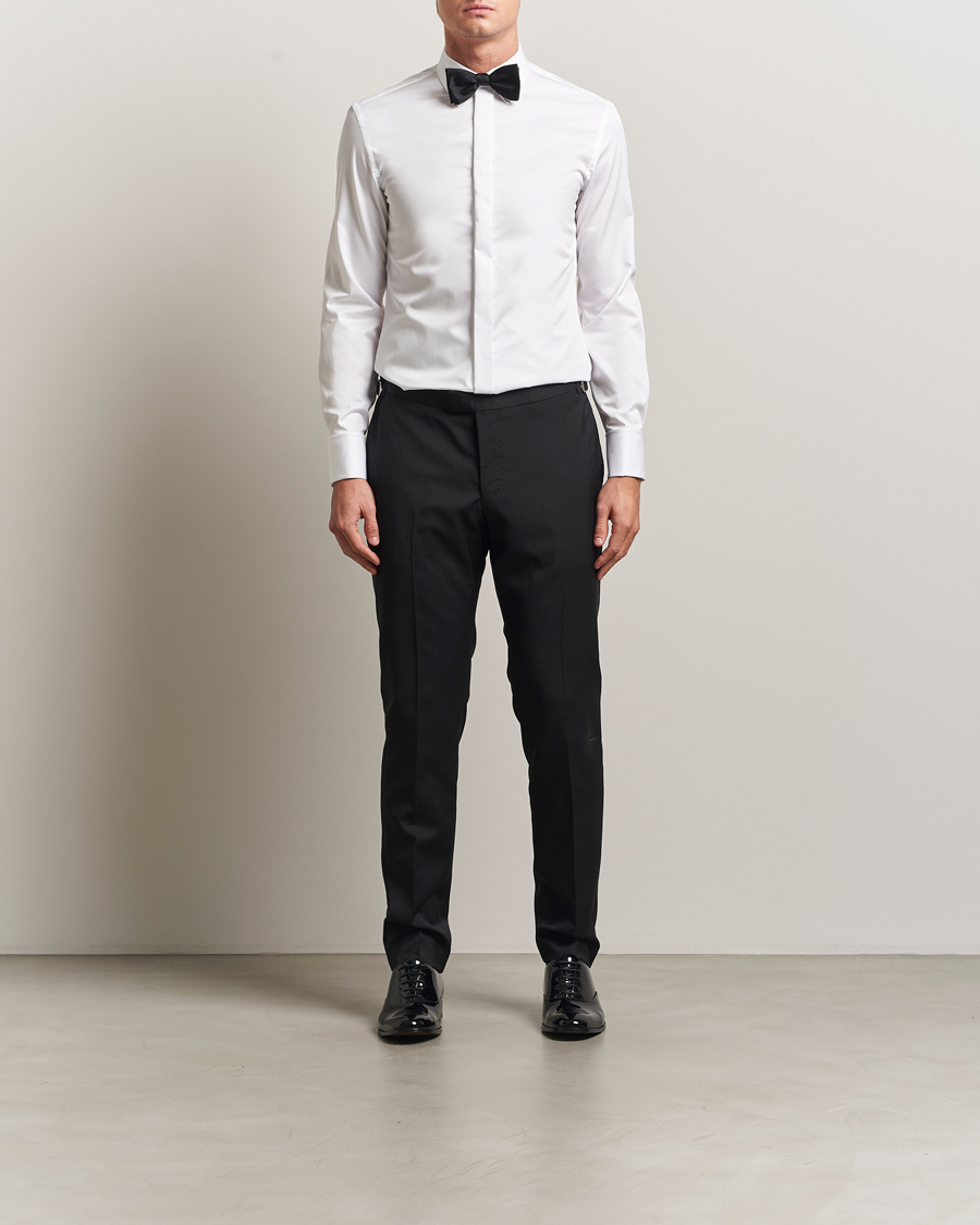 Herr | Skjortor | Tiger of Sweden | Adley Tuxedo Shirt Pure White