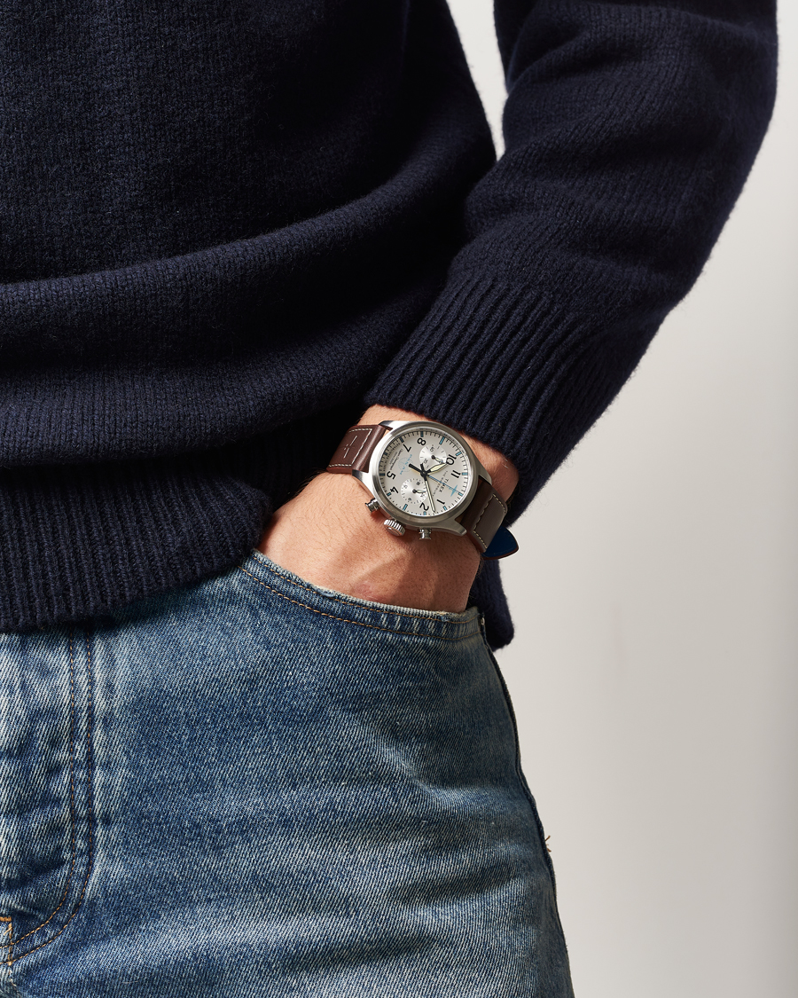 Herr | Timex Waterbury Ace Pan Chronograph 41mm Silver Dial | Timex | Waterbury Ace Pan Chronograph 41mm Silver Dial