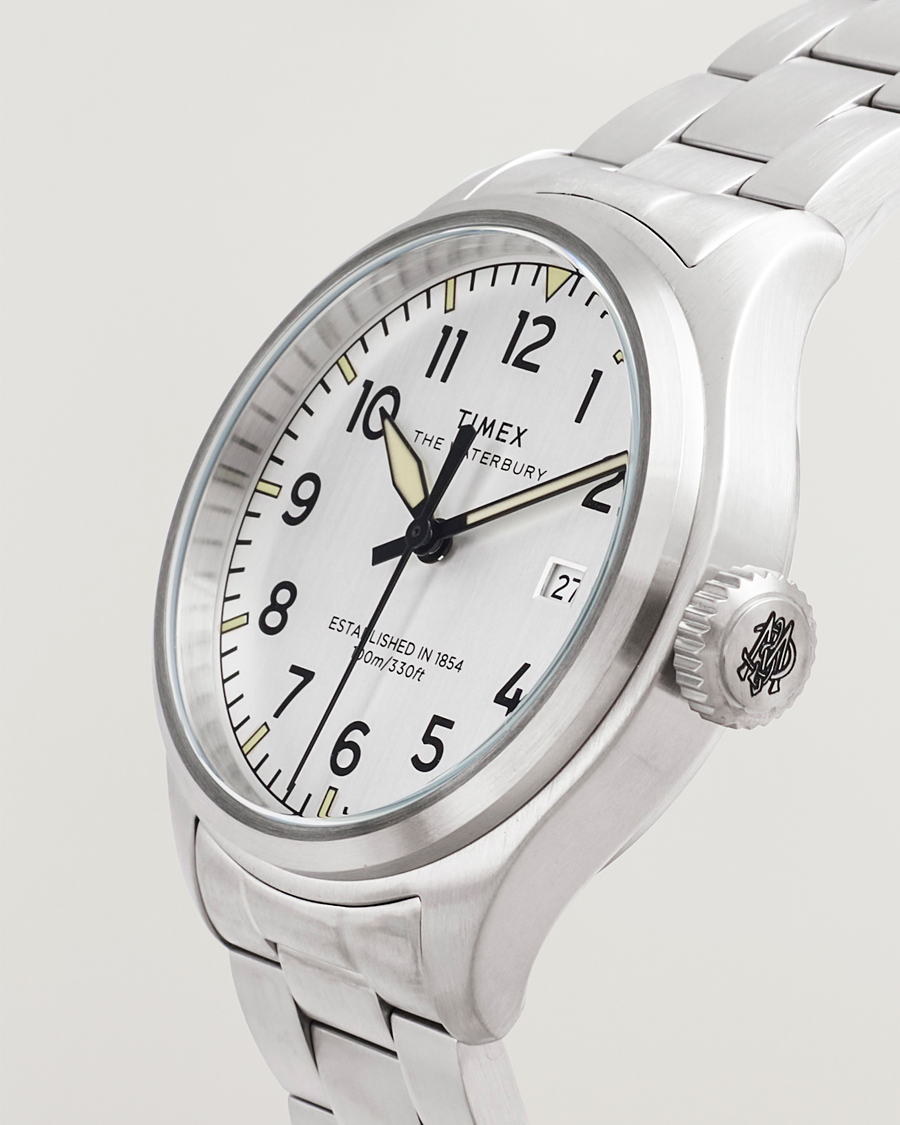 Herr | Timex Waterbury Ace 3-Hand 41mm Silver Dial | Timex | Waterbury Ace 3-Hand 41mm Silver Dial