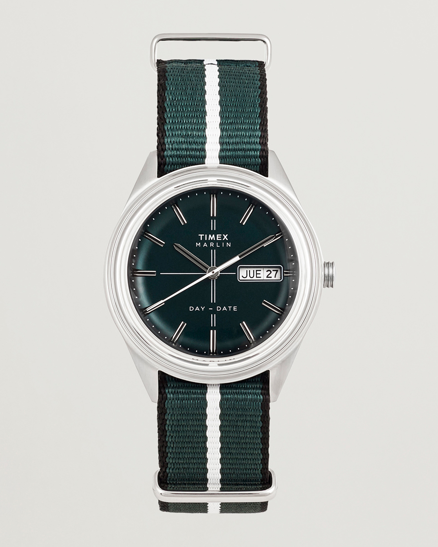Herr | Timex Marlin Jet 3-Hand Quartz 39mm Green Dial | Timex | Marlin Jet 3-Hand Quartz 39mm Green Dial