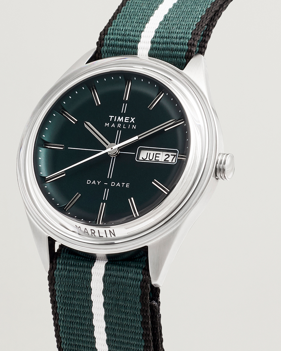 Herr | Timex Marlin Jet 3-Hand Quartz 39mm Green Dial | Timex | Marlin Jet 3-Hand Quartz 39mm Green Dial