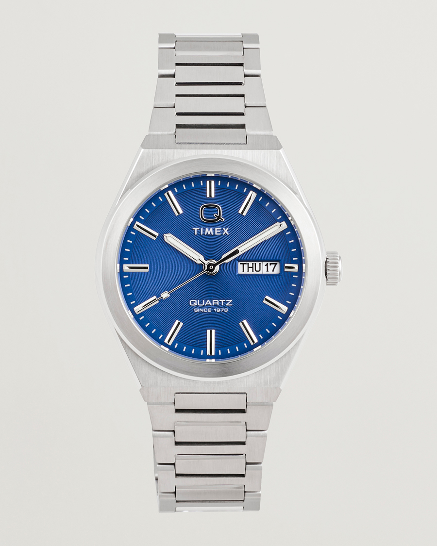 Herr | Timex Q Continental Day/Date 38mm Blue Dial | Timex | Q Continental Day/Date 38mm Blue Dial