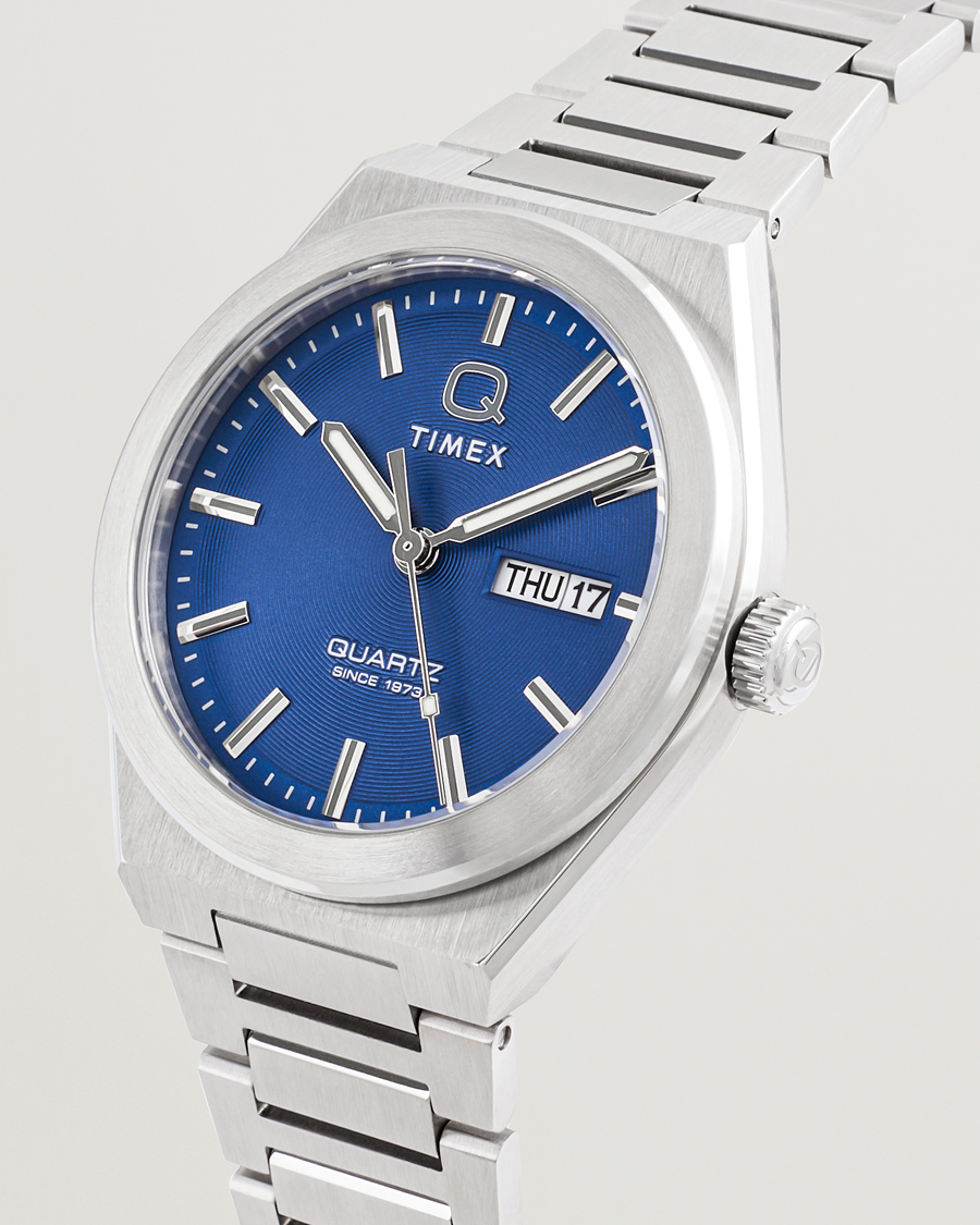 Herr | Timex Q Continental Day/Date 38mm Blue Dial | Timex | Q Continental Day/Date 38mm Blue Dial