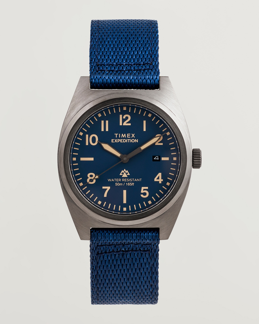 Herr | Timex Expedition Capstone rPET Strap 39mm Blue Dial | Timex | Expedition Capstone rPET Strap 39mm Blue Dial