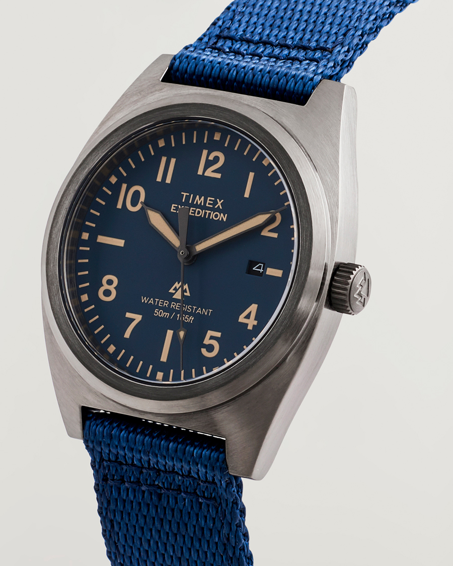 Herr | Timex Expedition Capstone rPET Strap 39mm Blue Dial | Timex | Expedition Capstone rPET Strap 39mm Blue Dial