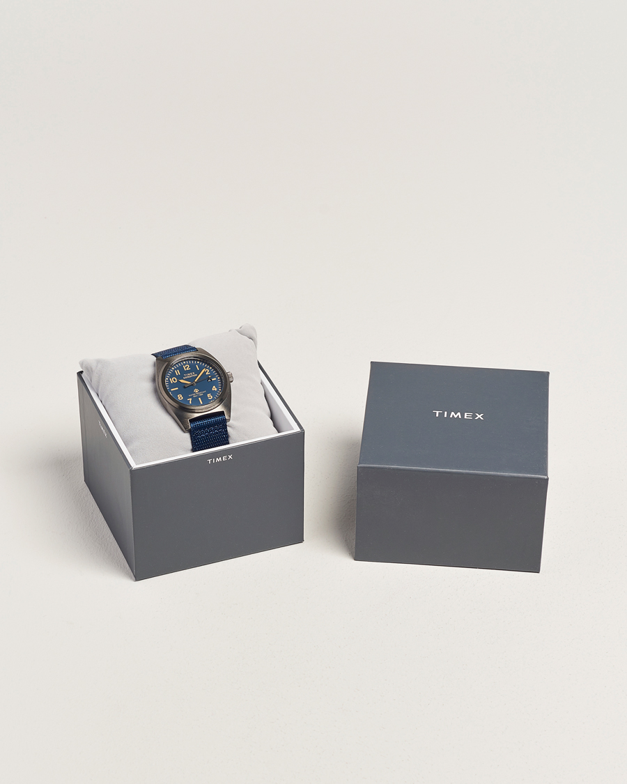 Herr | Timex Expedition Capstone rPET Strap 39mm Blue Dial | Timex | Expedition Capstone rPET Strap 39mm Blue Dial