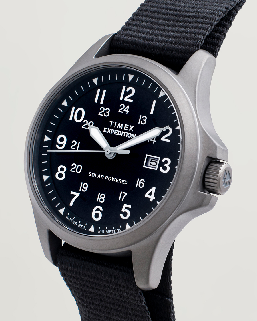 Herr | Timex Expedition Field Post Solar rPET Strap 36mm Black Dial | Timex | Expedition Field Post Solar rPET Strap 36mm Black Dial