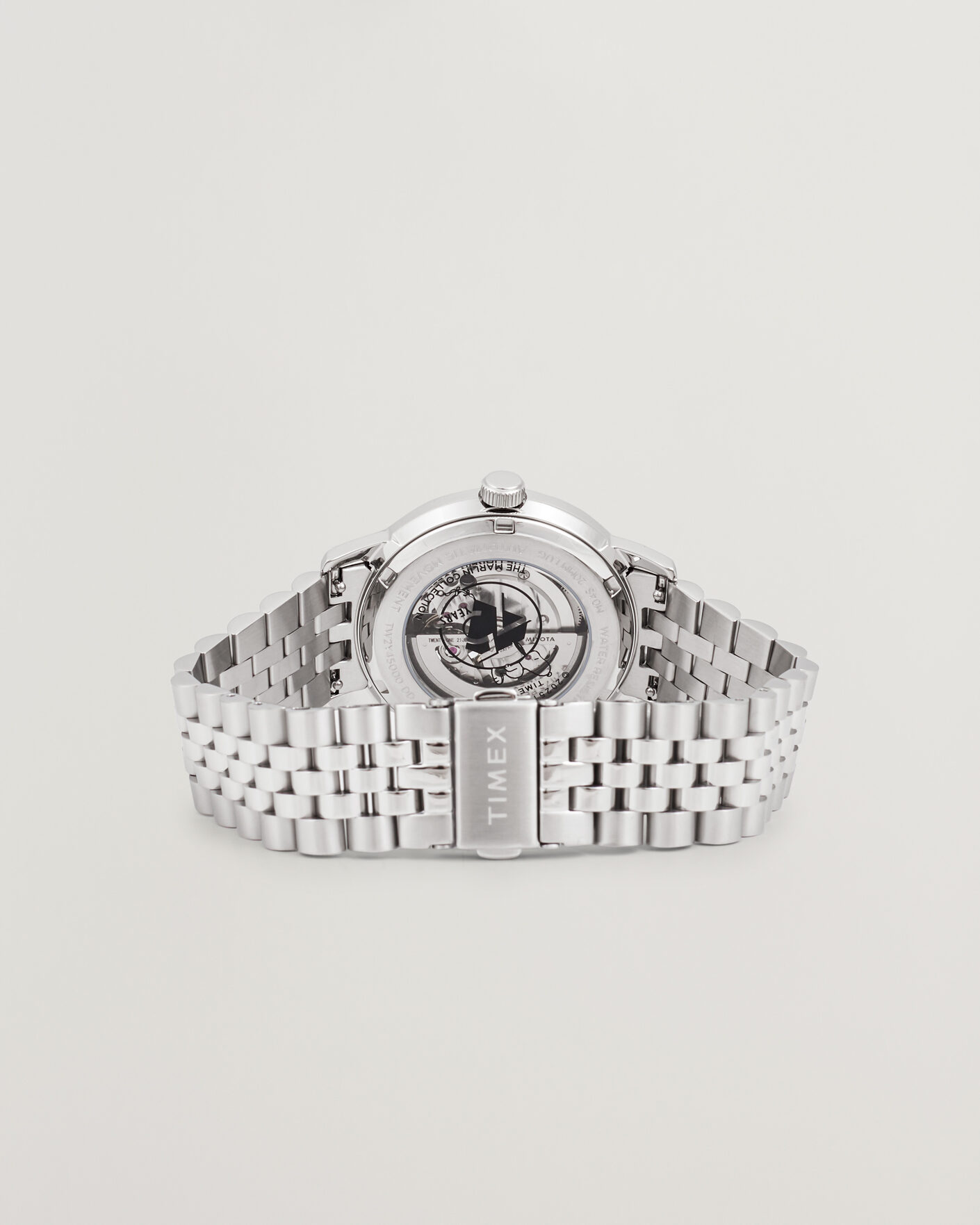 Herr | Timex Timex X Peanuts Snoopy Marlin Automatic 40mm Silver | Timex | X Peanuts Snoopy Marlin Automatic 40mm Silver