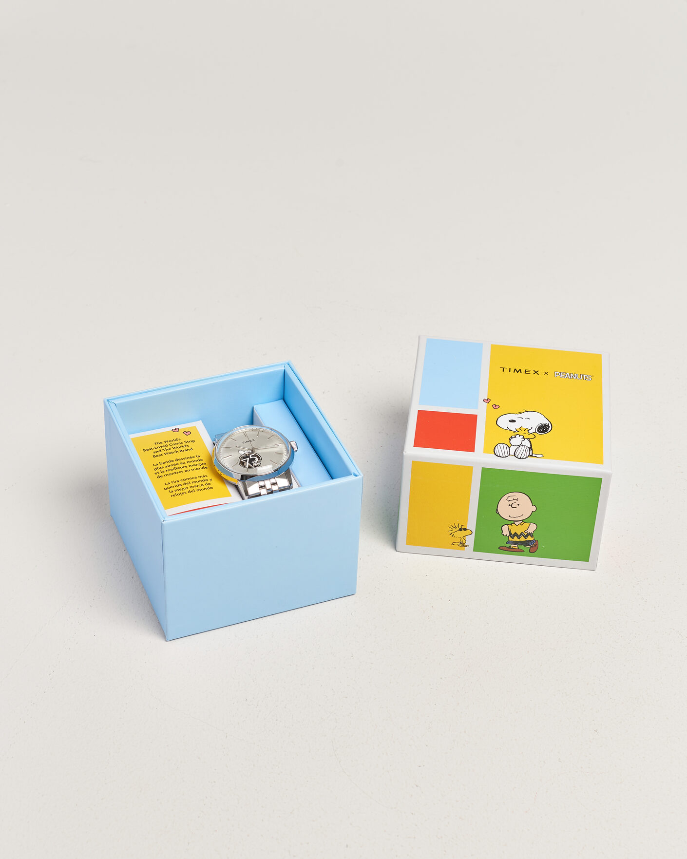 Herr | Timex Timex X Peanuts Snoopy Marlin Automatic 40mm Silver | Timex | X Peanuts Snoopy Marlin Automatic 40mm Silver