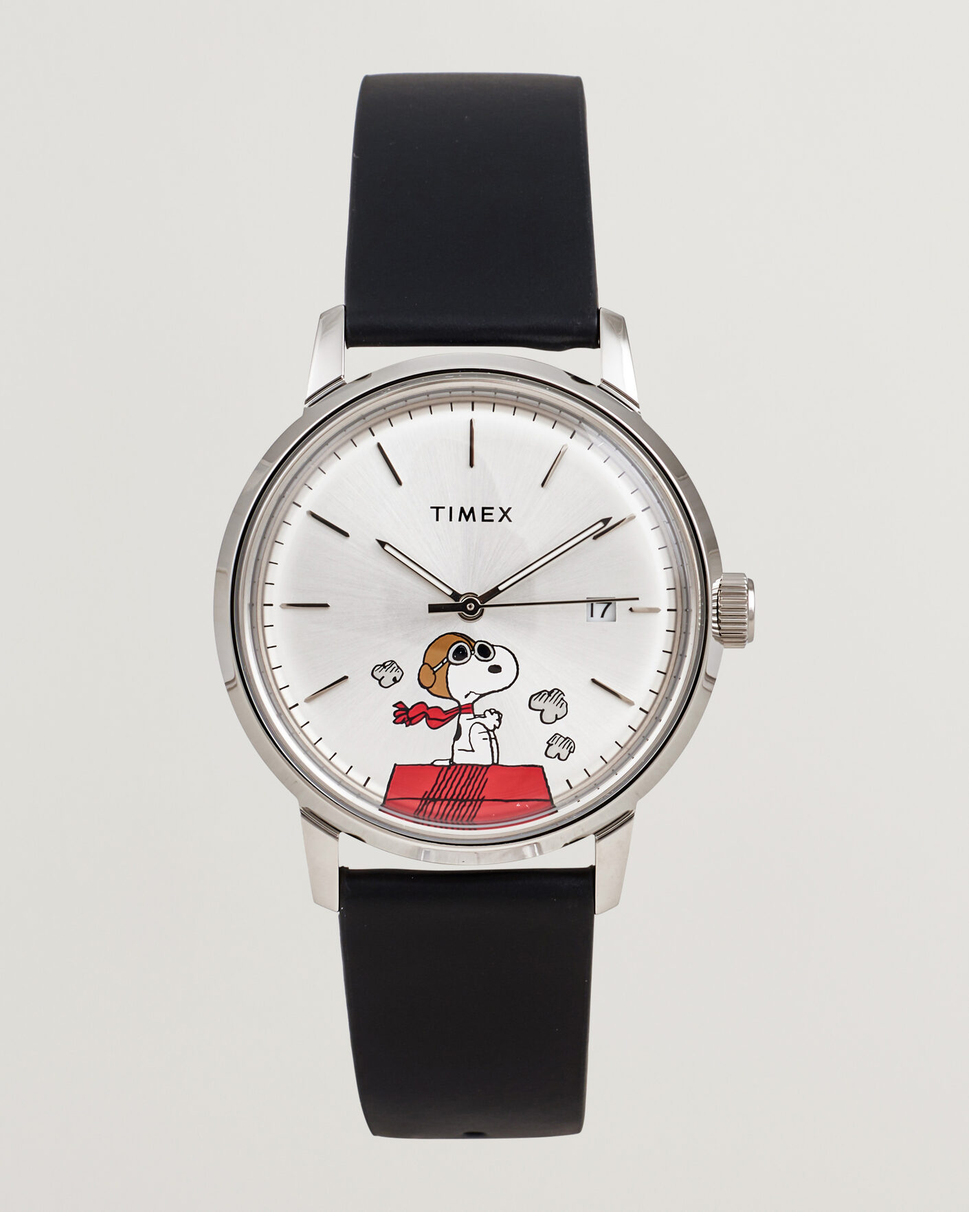Herr | Timex Timex X Peanuts Snoopy Automatic 40mm Silver Dial | Timex | X Peanuts Snoopy Automatic 40mm Silver Dial
