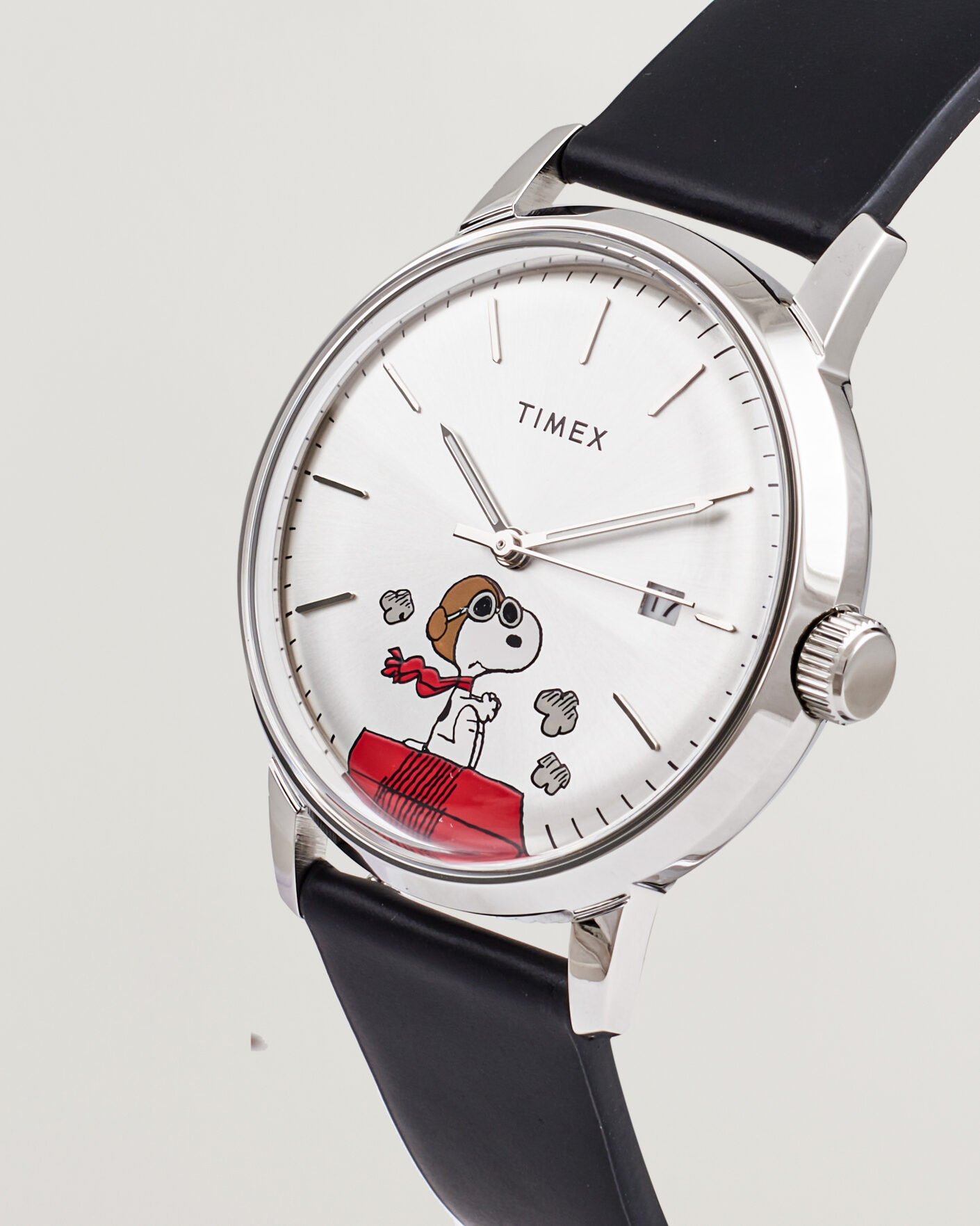Herr | Timex Timex X Peanuts Snoopy Automatic 40mm Silver Dial | Timex | X Peanuts Snoopy Automatic 40mm Silver Dial