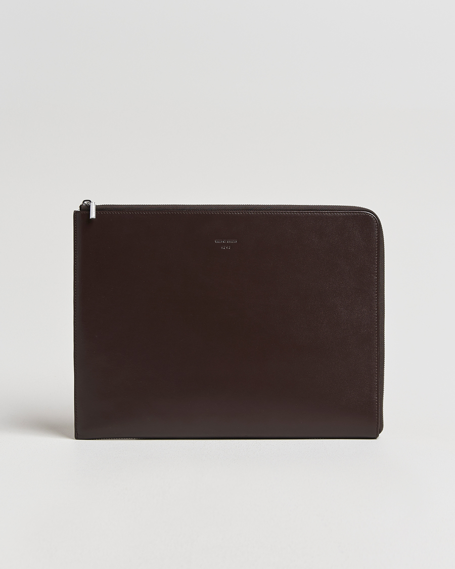 Herr | Väskor | Tiger of Sweden | Vitama Leather Portfolio Dark Brown