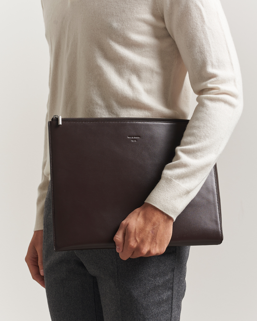 Herr | Väskor | Tiger of Sweden | Vitama Leather Portfolio Dark Brown