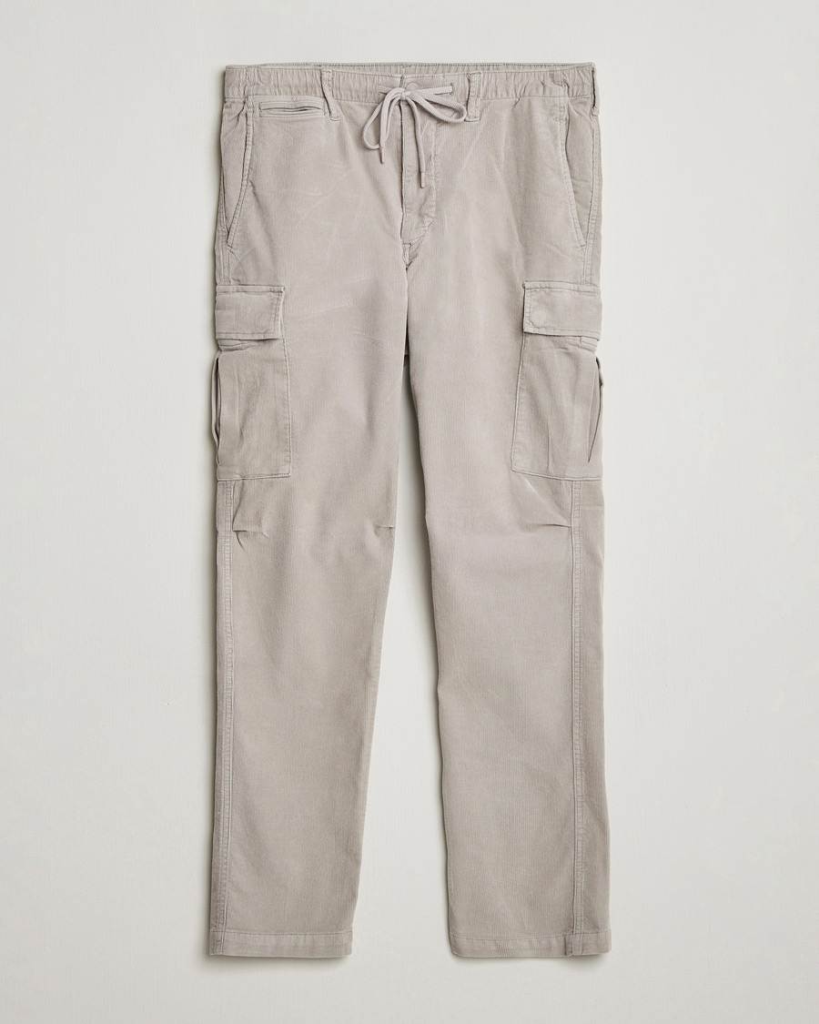 Herr | Byxor | Polo Ralph Lauren | Corduroy Cargo Pants Grey Dawn