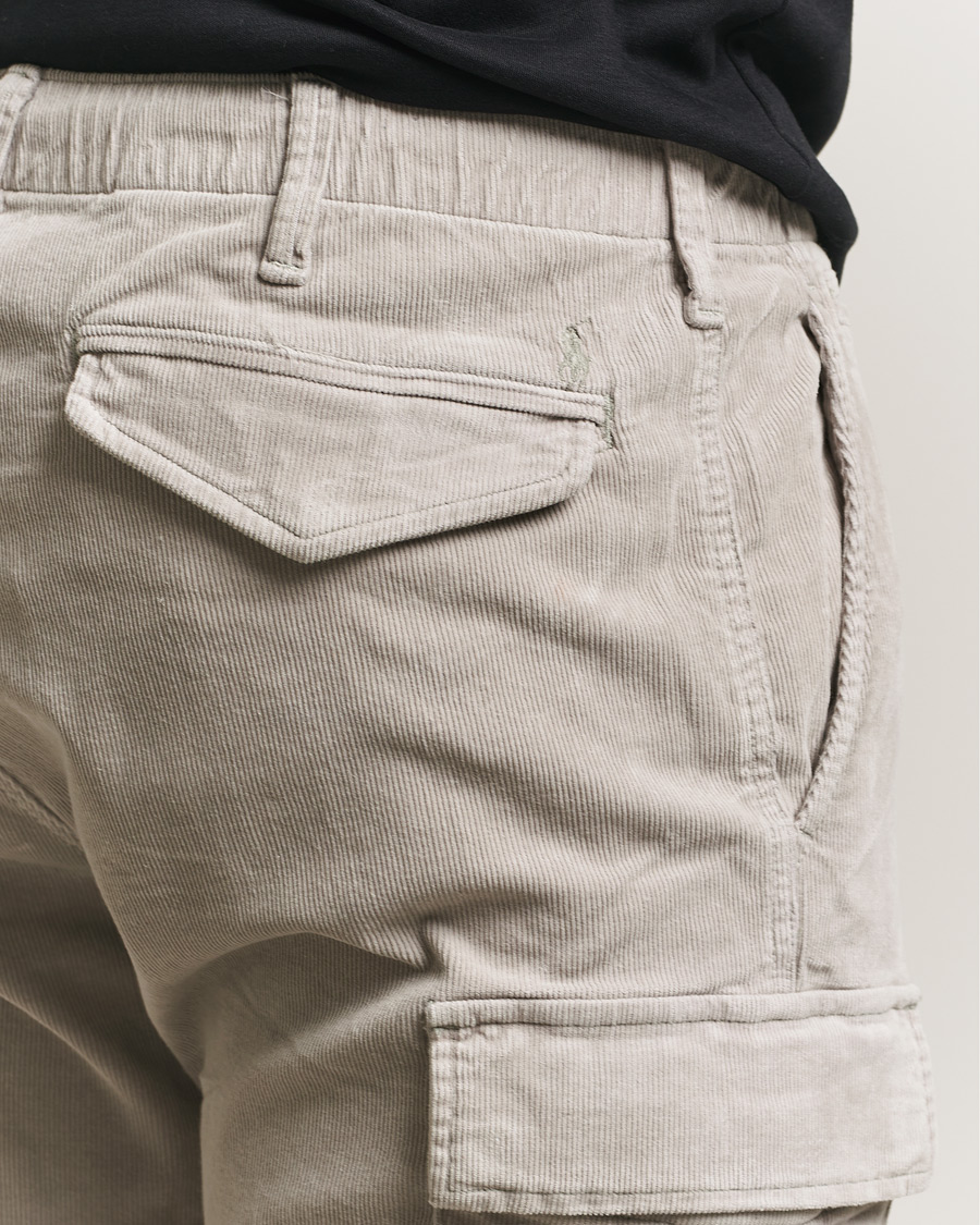 Herr | Byxor | Polo Ralph Lauren | Corduroy Cargo Pants Grey Dawn