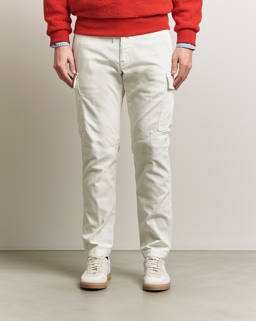 Herr | Byxor | Polo Ralph Lauren | Corduroy Cargo Pants Antique Cream