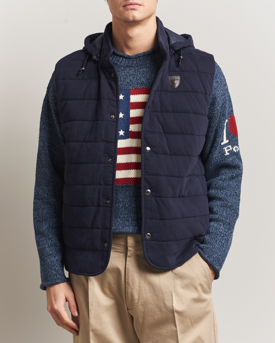 Herr | Västar | Polo Ralph Lauren | Double Knitted Vest RL Navy