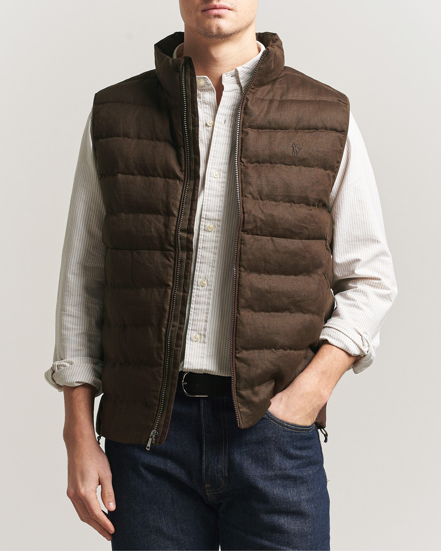 Herr | Västar | Polo Ralph Lauren | Colden Vest Nutmeg Brown