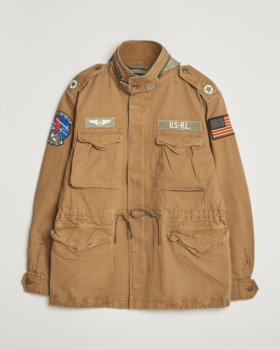 Herr | Jackor | Polo Ralph Lauren | Herringbone Field Patch Jacket Sandsurf
