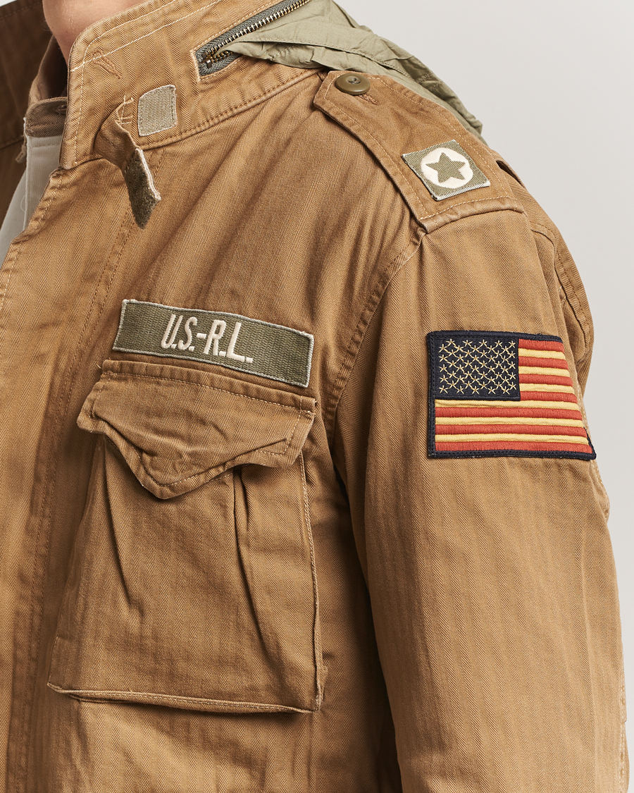 Herr | Jackor | Polo Ralph Lauren | Herringbone Field Patch Jacket Sandsurf