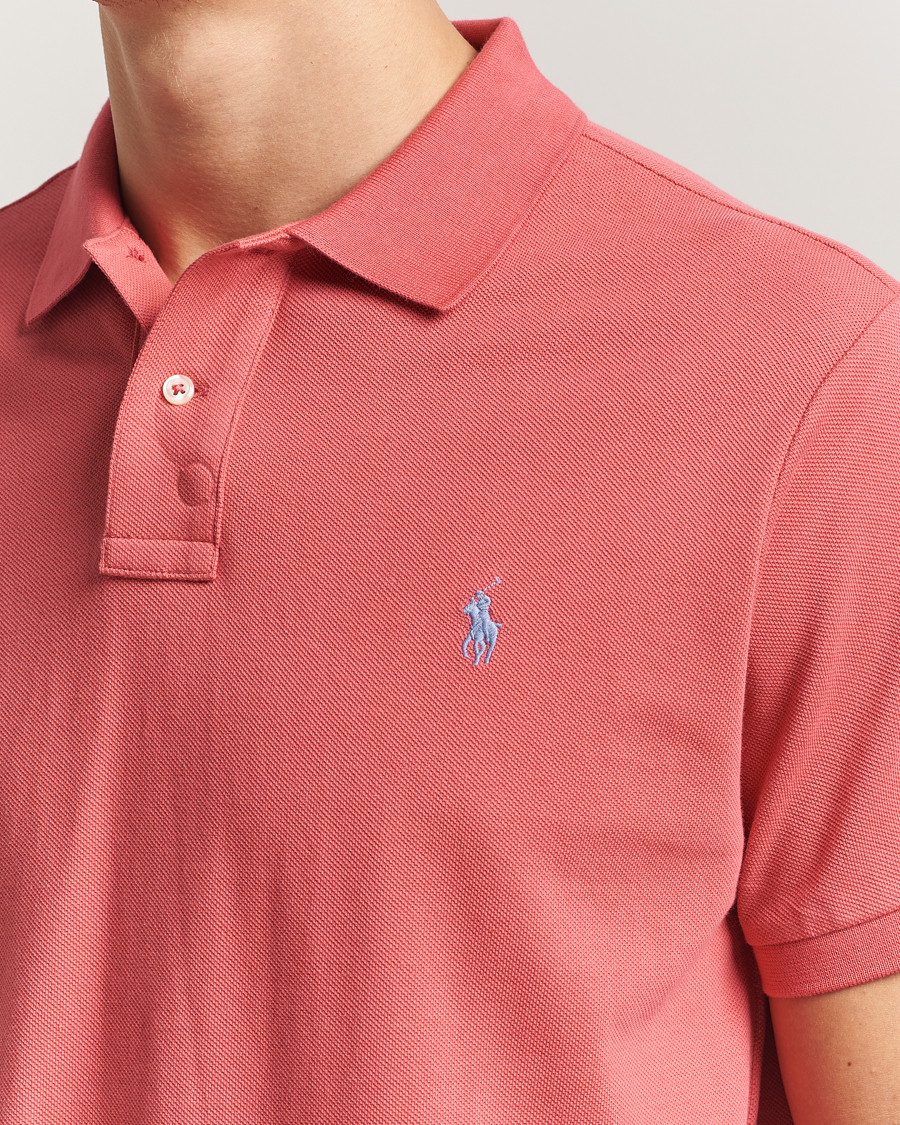 Herr | Pikéer | Polo Ralph Lauren | Custom Slim Fit Polo Red Sky