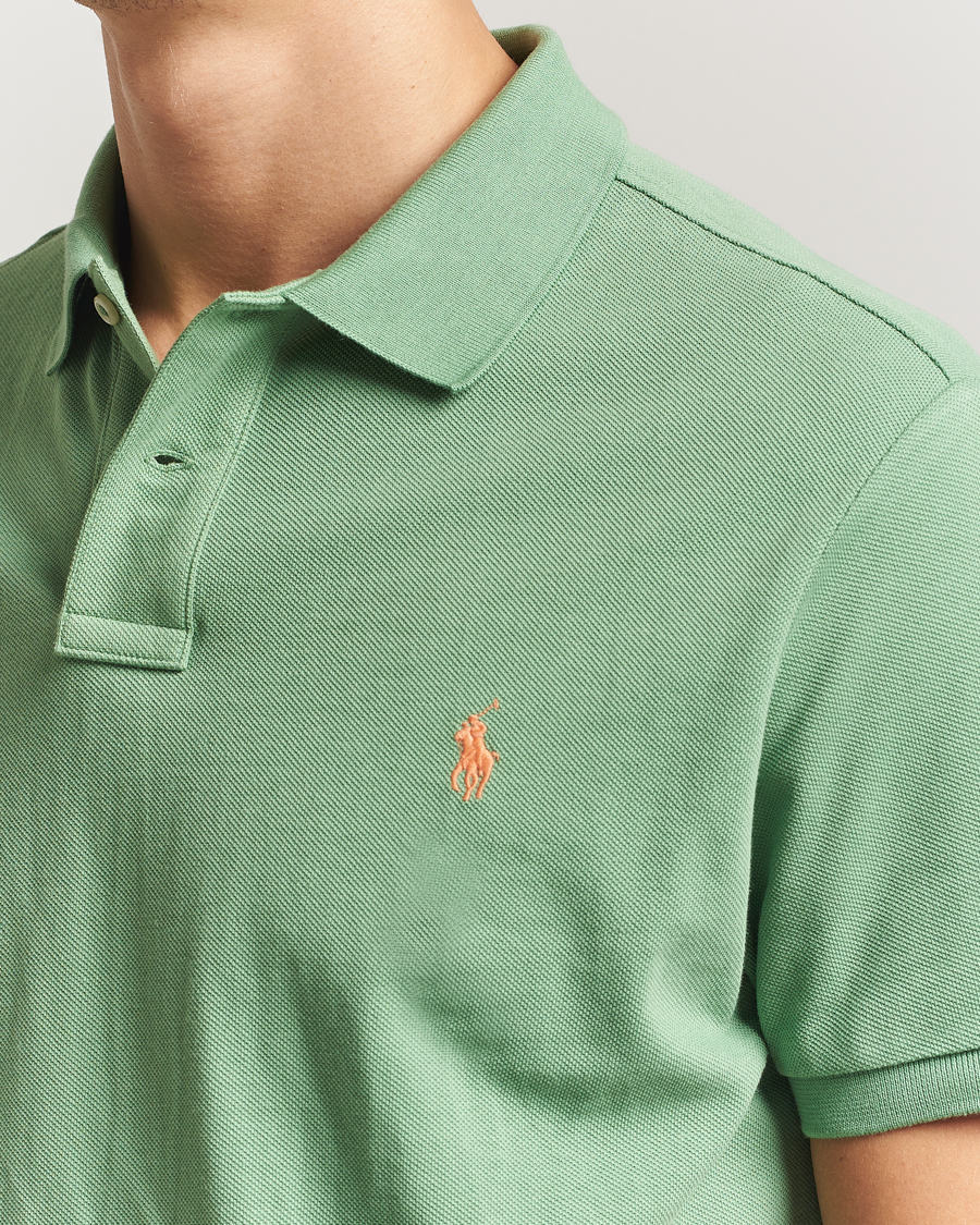 Herr | Pikéer | Polo Ralph Lauren | Custom Slim Fit Polo Outback Green
