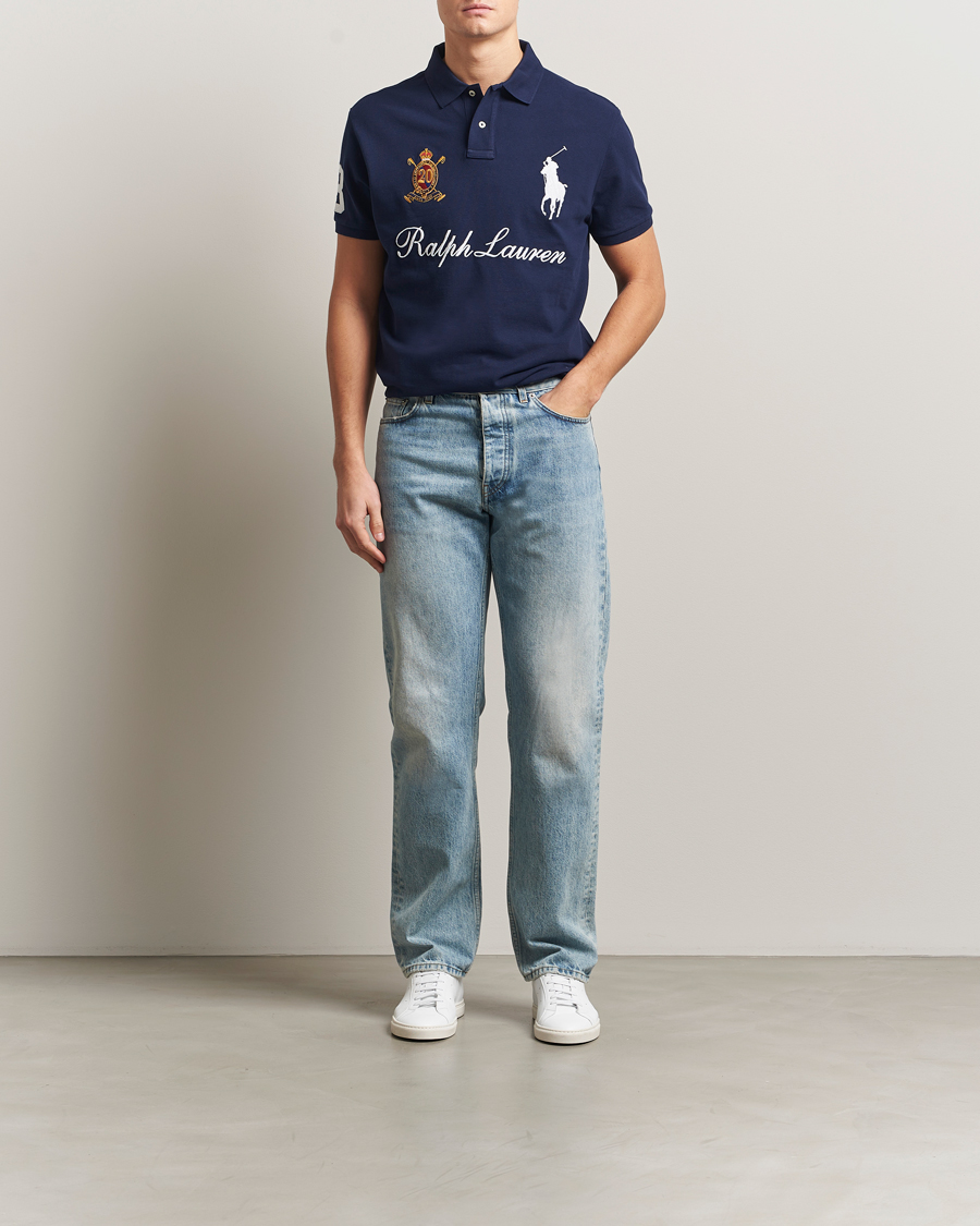 Herr | Pikéer | Polo Ralph Lauren | Custom Slim Fit Big Pony Polo Cruise Navy