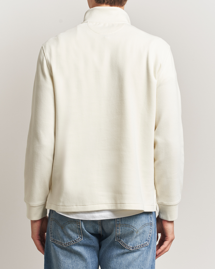 Herr | Tröjor | Polo Ralph Lauren | Double Knitted Half Zip Parchment Cream