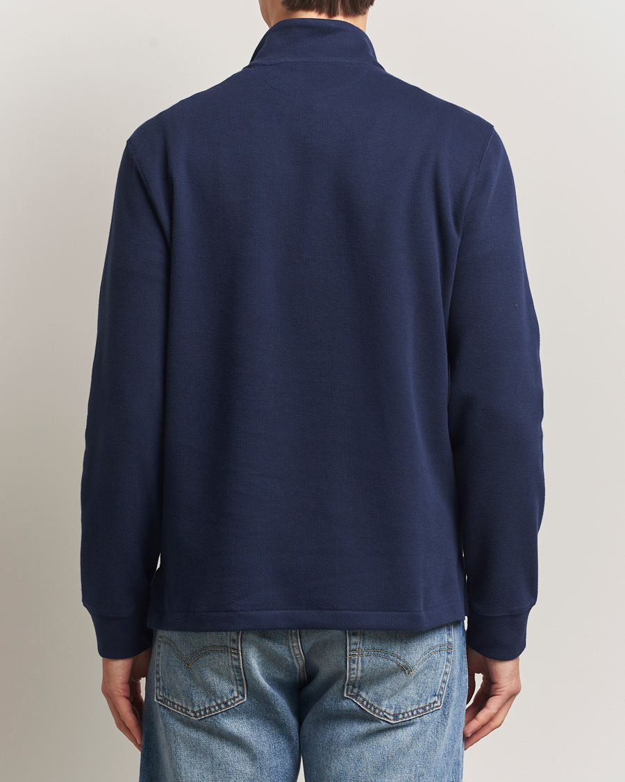 Herr | Tröjor | Polo Ralph Lauren | Double Knitted Half Zip Cruise Navy