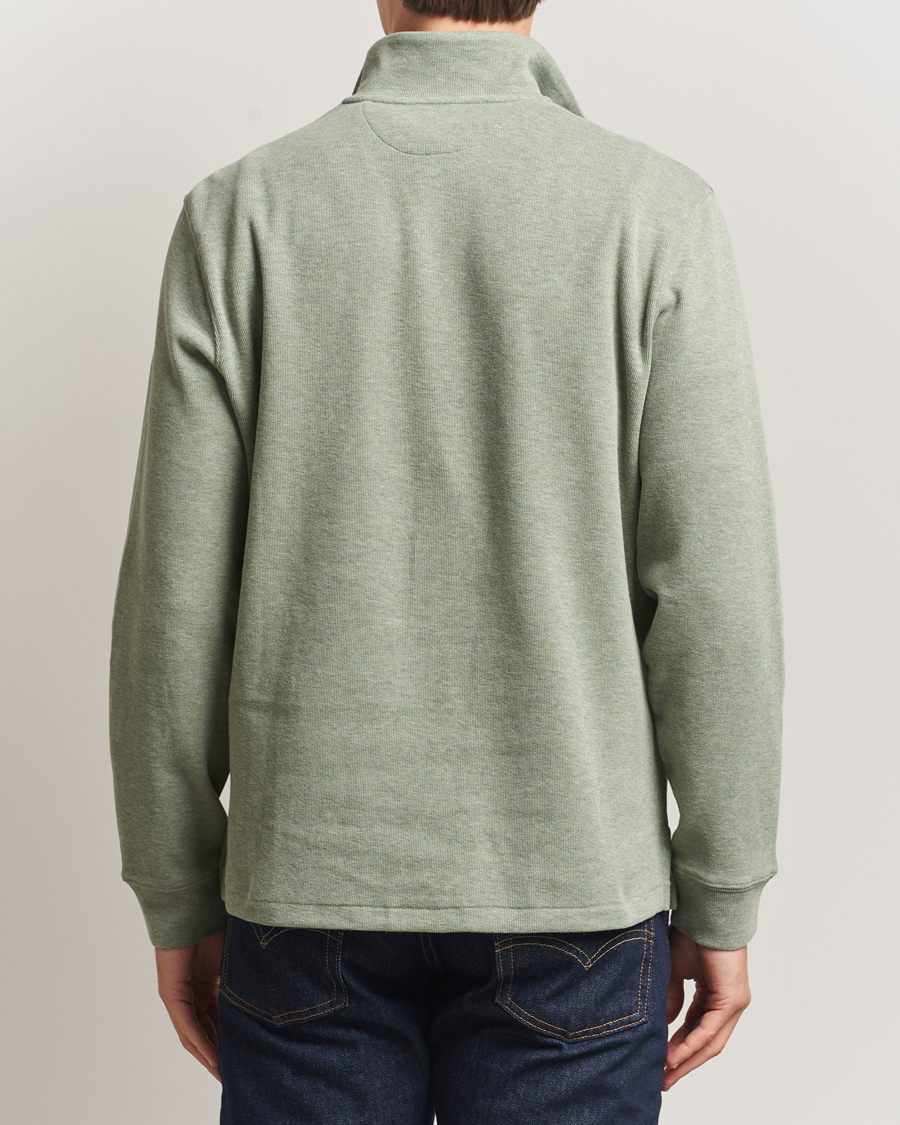 Herr | Tröjor | Polo Ralph Lauren | Double Knitted Half Zip Greenery Heather