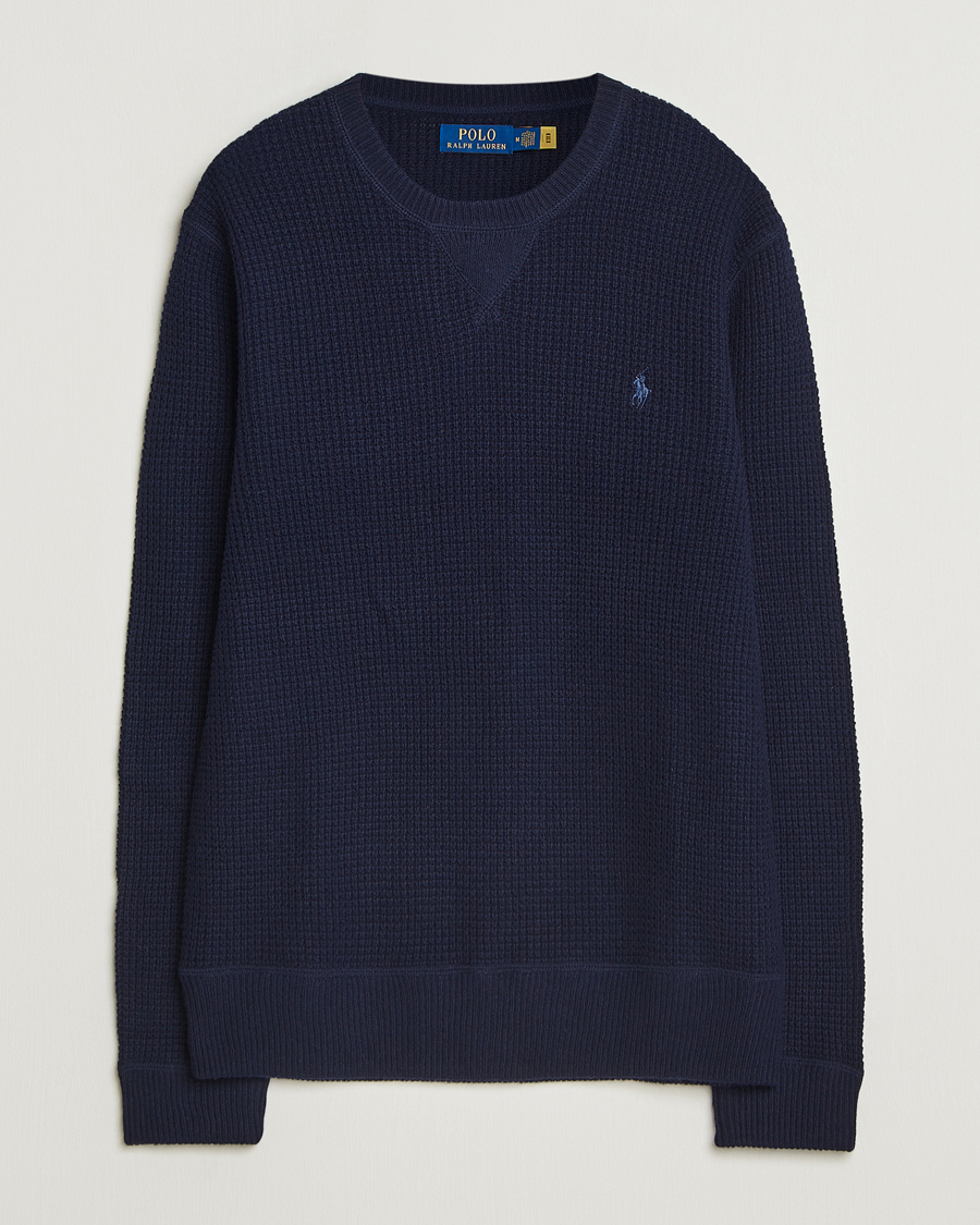Herr | Tröjor | Polo Ralph Lauren | Cotton/Wool Pullover Hunter Navy