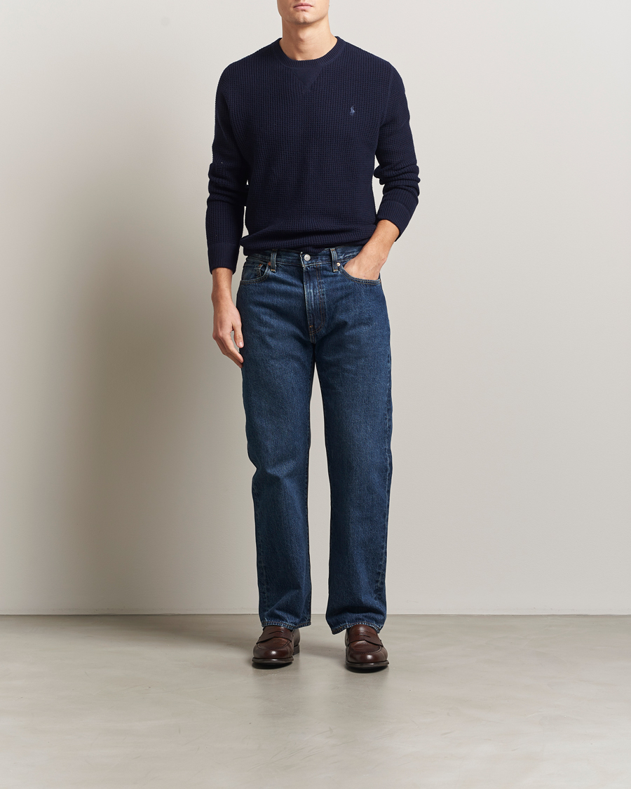 Herr | Tröjor | Polo Ralph Lauren | Cotton/Wool Pullover Hunter Navy