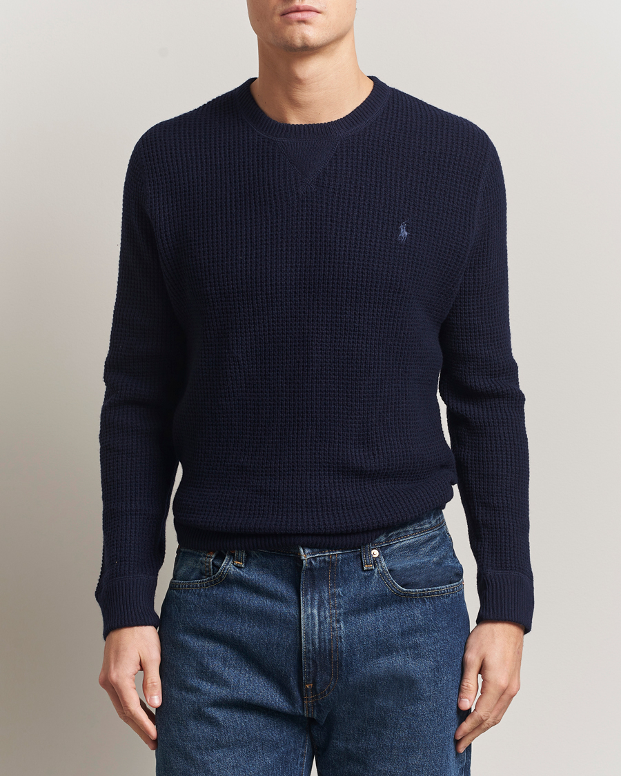 Herr | Tröjor | Polo Ralph Lauren | Cotton/Wool Pullover Hunter Navy