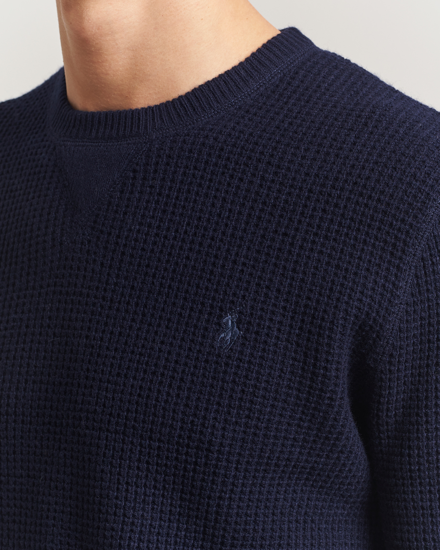 Herr | Tröjor | Polo Ralph Lauren | Cotton/Wool Pullover Hunter Navy