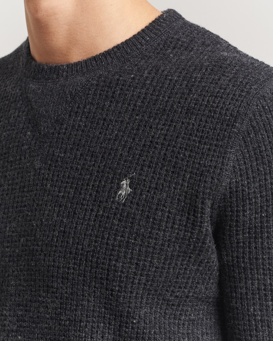 Herr | Tröjor | Polo Ralph Lauren | Cotton/Wool Pullover Dark Granite Heather