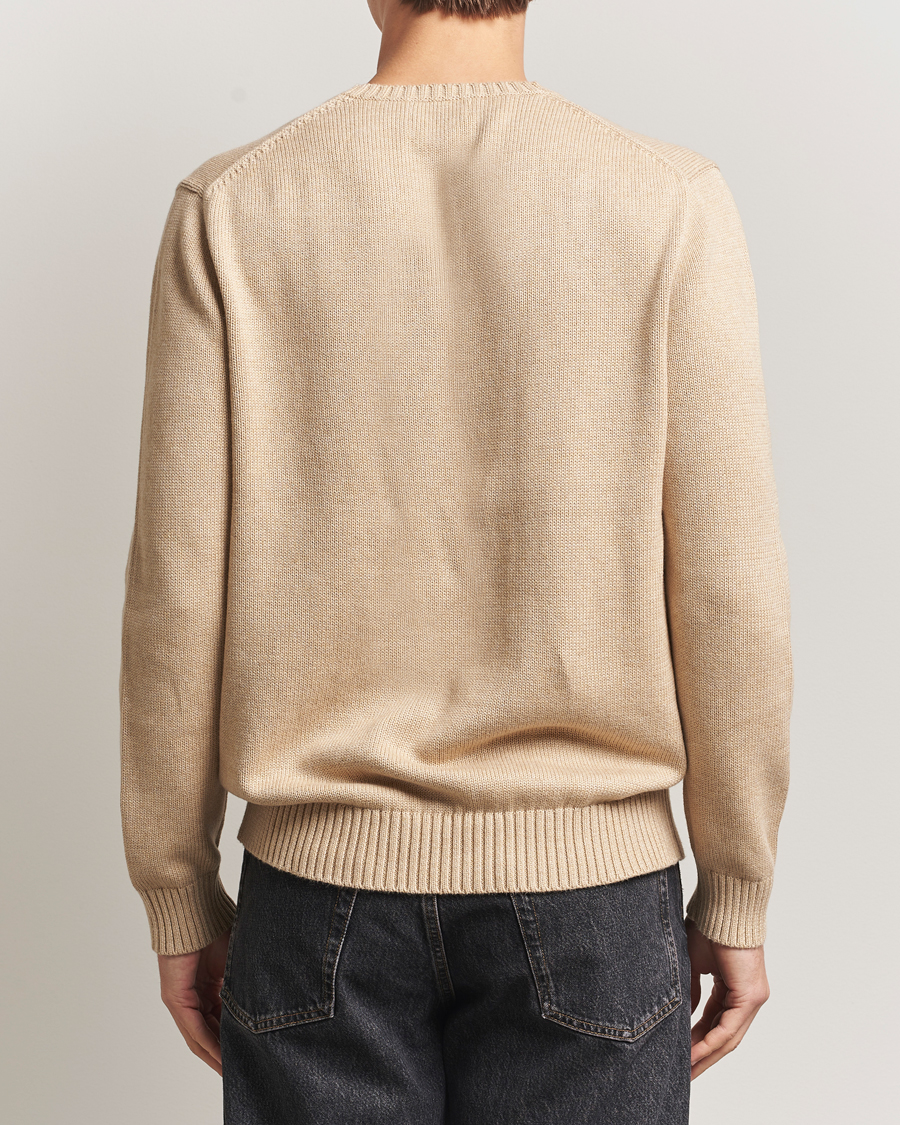 Herr | Tröjor | Polo Ralph Lauren | Cotton Crew Neck Sweater Dune Melange