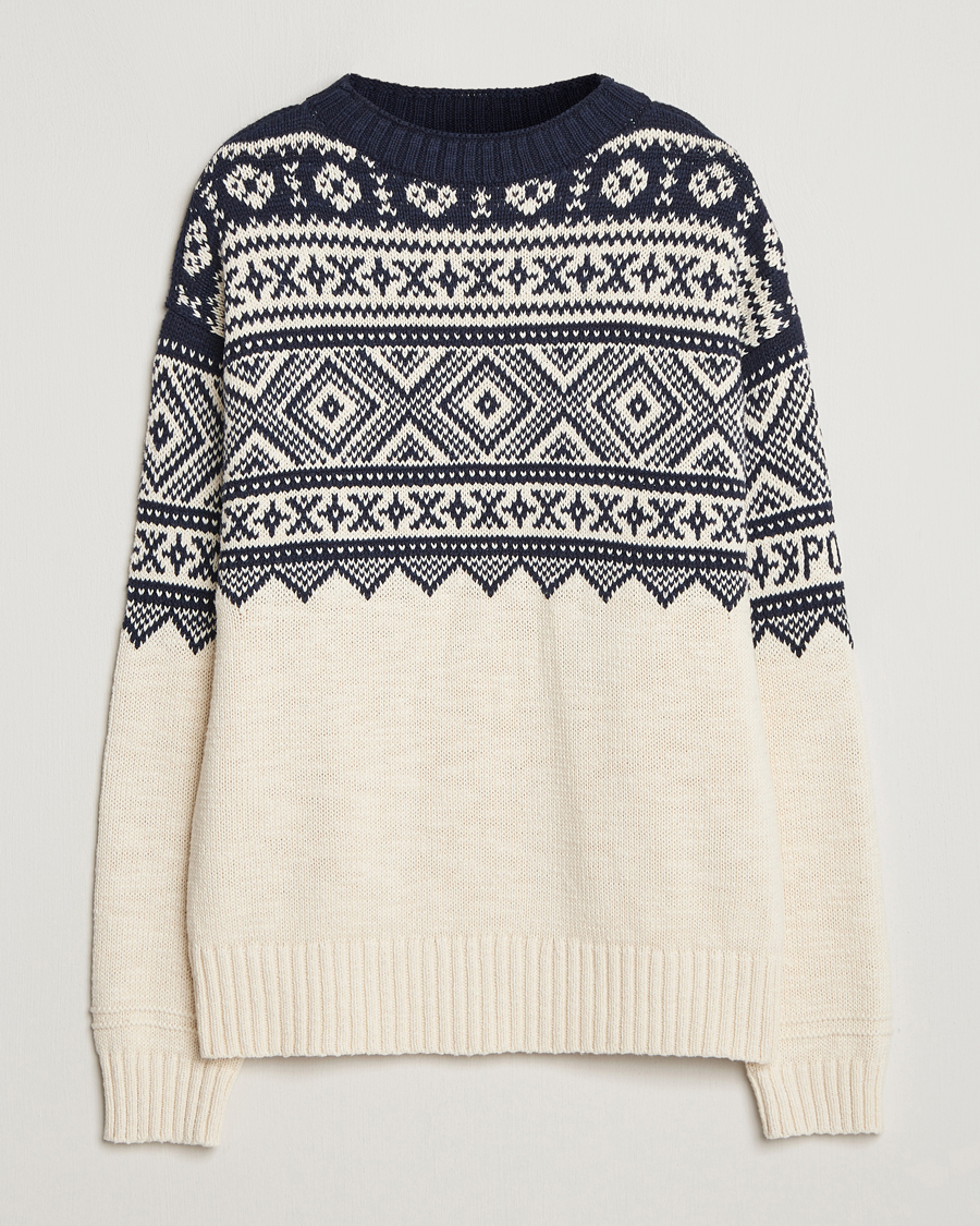 Herr | Tröjor | Polo Ralph Lauren | Cotton/Cashmere Sweater Cream Combo