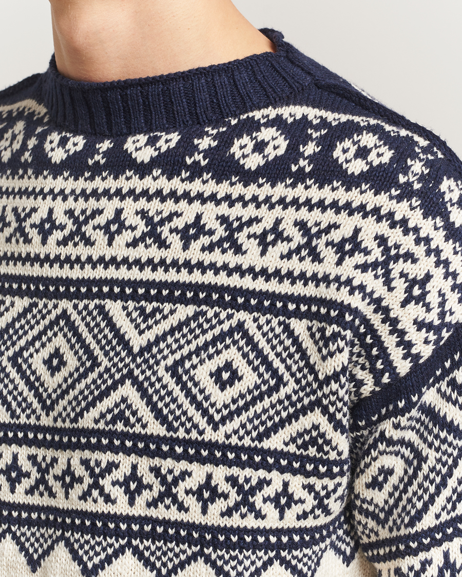 Herr | Tröjor | Polo Ralph Lauren | Cotton/Cashmere Sweater Cream Combo