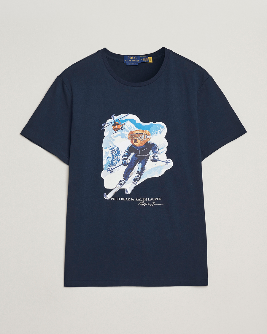 Herr | T-Shirts | Polo Ralph Lauren | Printed Bear T-Shirt Worth Navy
