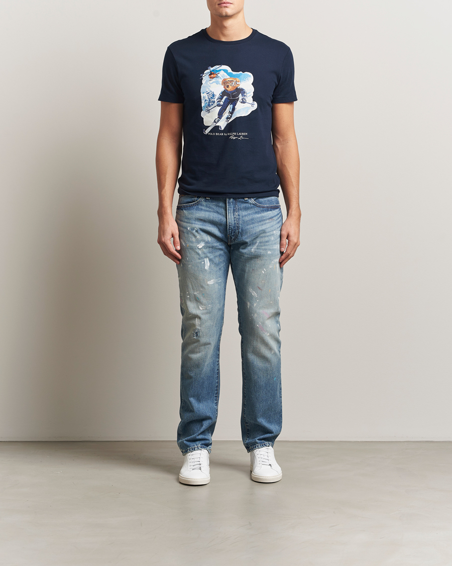Herr | T-Shirts | Polo Ralph Lauren | Printed Bear T-Shirt Worth Navy