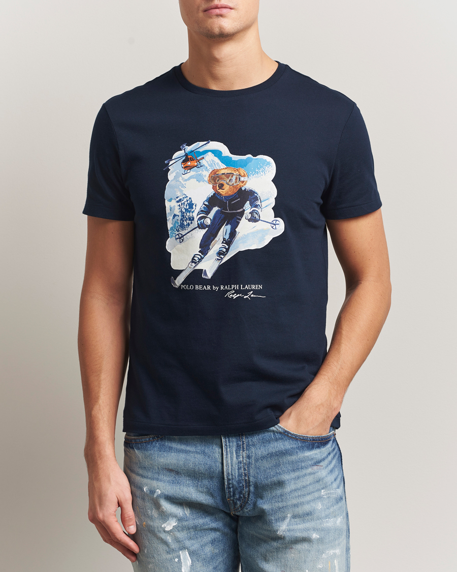 Herr | T-Shirts | Polo Ralph Lauren | Printed Bear T-Shirt Worth Navy