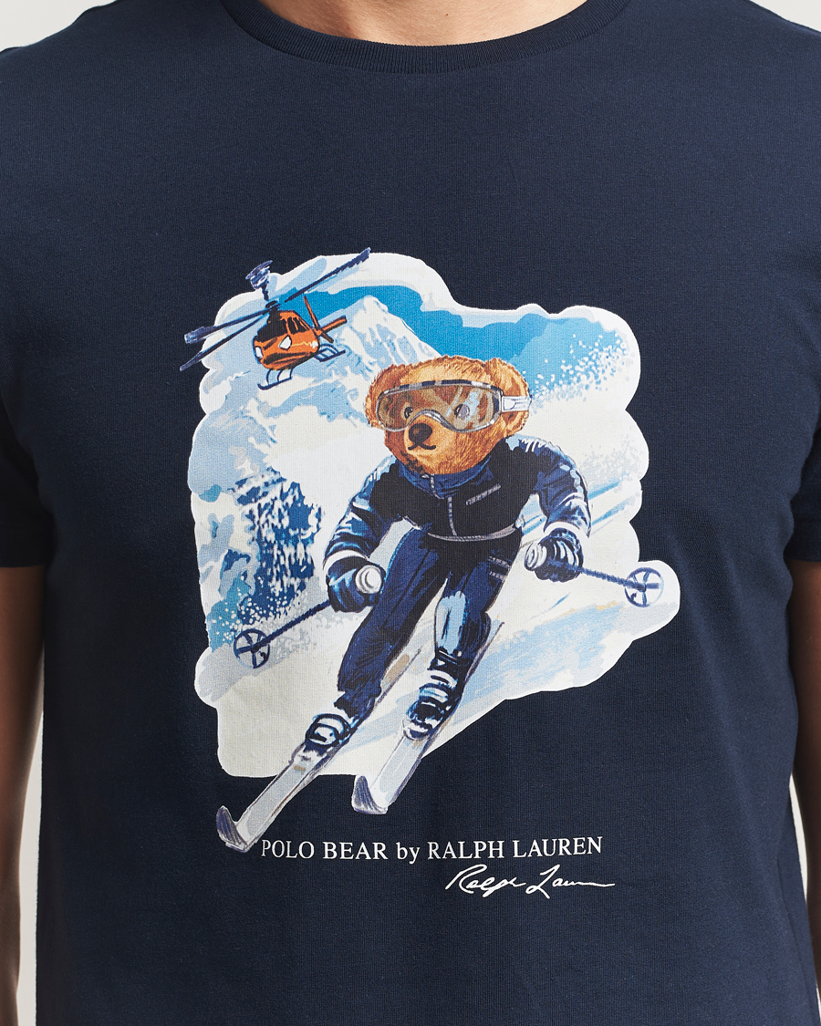 Herr | T-Shirts | Polo Ralph Lauren | Printed Bear T-Shirt Worth Navy