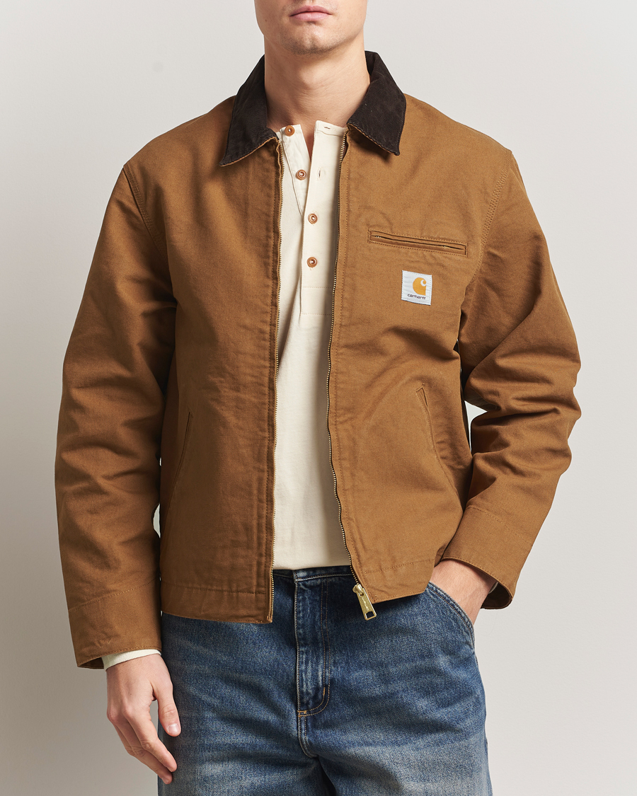 Herr | Jackor | Carhartt WIP | Detroit Jacket Dearborn Canvas Hamilton Brown