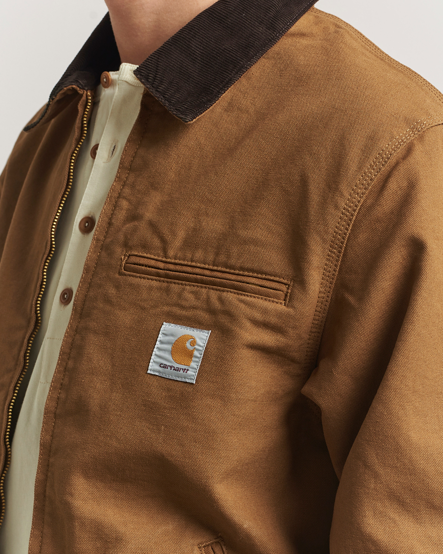 Herr | Jackor | Carhartt WIP | Detroit Jacket Dearborn Canvas Hamilton Brown