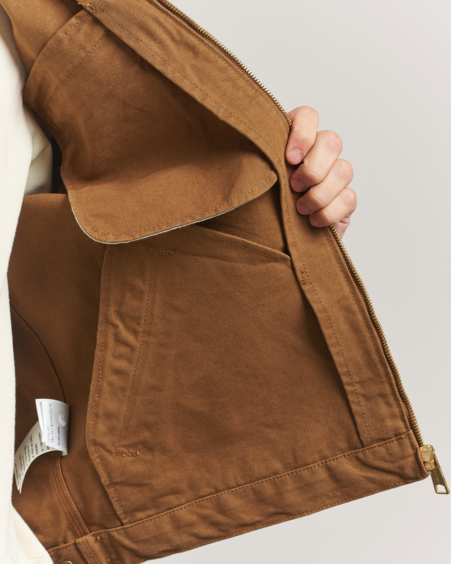 Herr | Jackor | Carhartt WIP | Detroit Jacket Dearborn Canvas Hamilton Brown