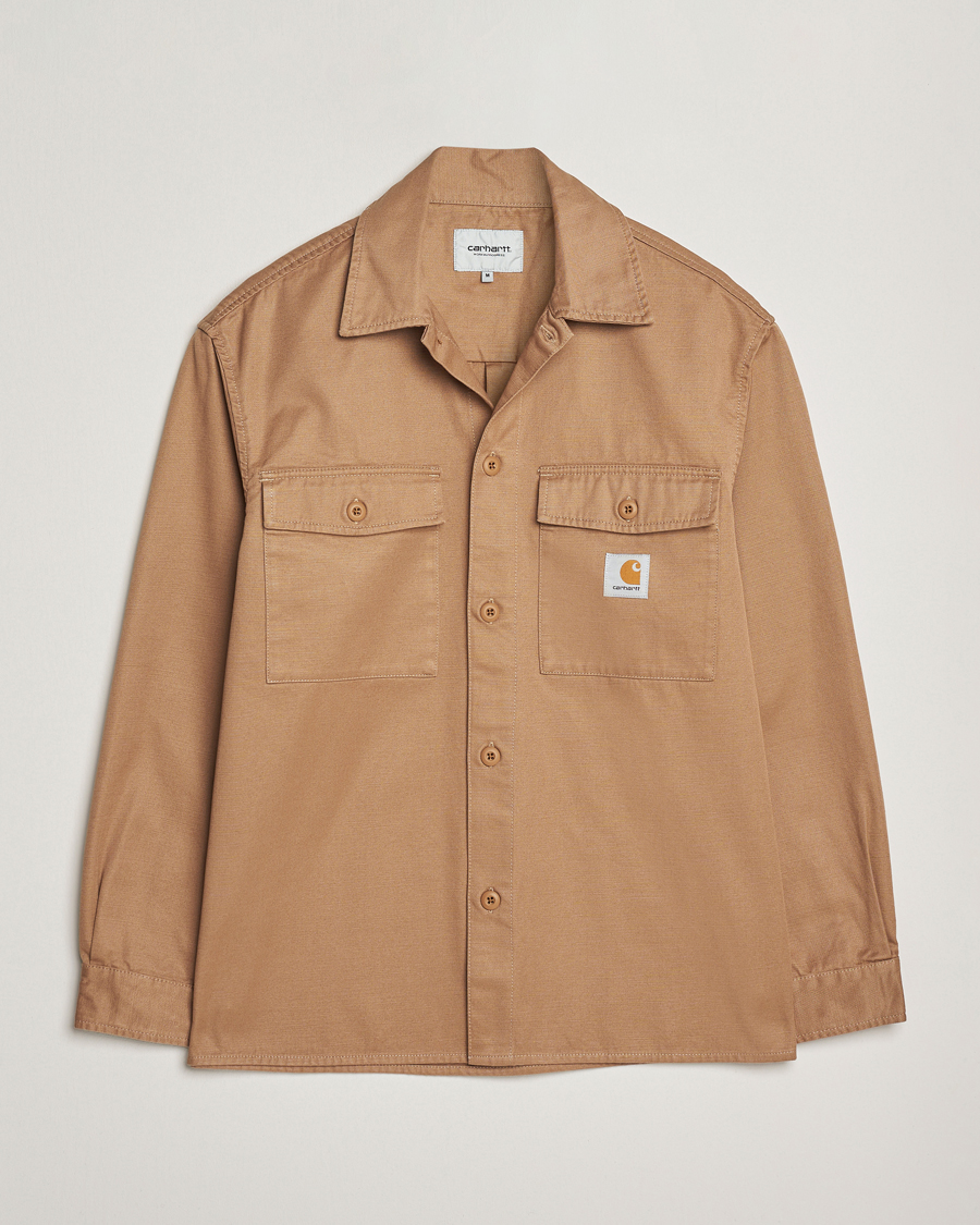 Herr | Skjortor | Carhartt WIP | Kelly Overshirt Peanut